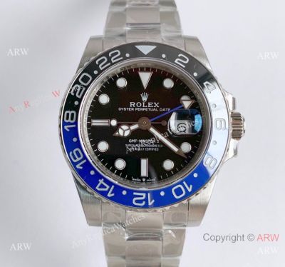 Noob Factory Rolex Replica GMT-Master 2 'Batman' Watch (V10)